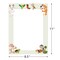 Great Papers! Whimsical Animal Pals Letterhead, for Invitations, Announcements and Personal Messages, Printer Friendly 8.5”x11”, 50 Pack